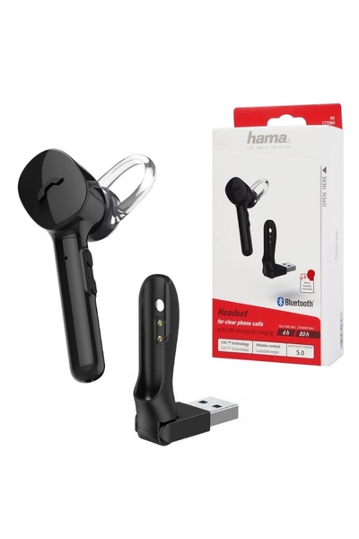 Hama Bluetooth kulaklık akıllı telefon için headset USB docking CVC