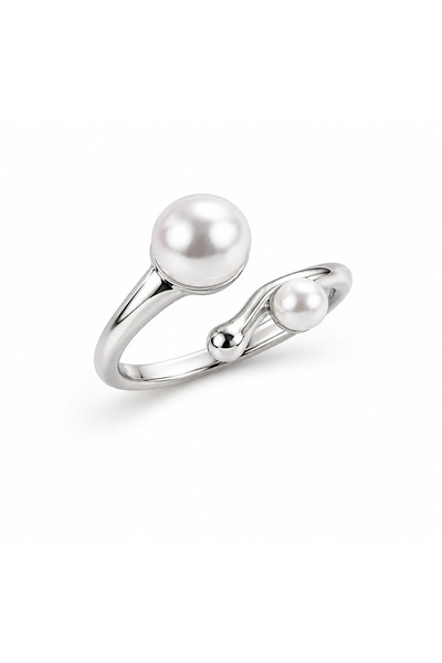 Venus Design Steel Pearl Ring