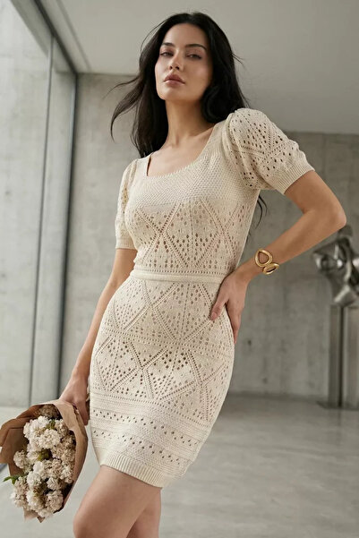 TOZLU Rochie tricotată stilată