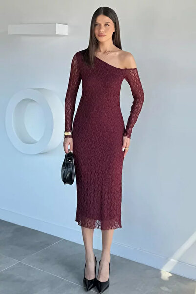 TOZLU Women's Lined Lace Dress