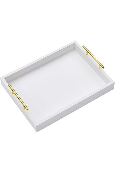 GENERAL 40cm X 30cm X 8cm Serving Trays with Handles, Decorative Serving Tray...