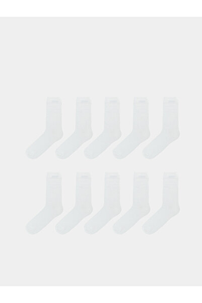LC Waikiki Lcw Accessories White Men's Socks 10 Pack