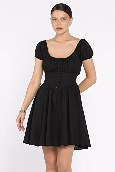 TOZLU Beli Corseted Women's Dress