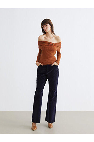 LC Waikiki Slim Fit Spanish Flare Women's Velvet Trousers from Uzg Store for ...