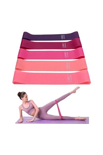 OEM Set 5 benzi elastice pentru yoga, pilates, fitness