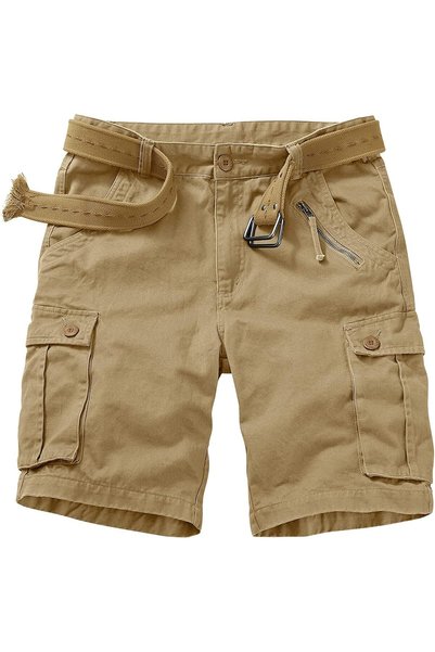 OtherMax Pantaloni scurți sport cargo de damă, respirabili, bej, mărimea 42 —...