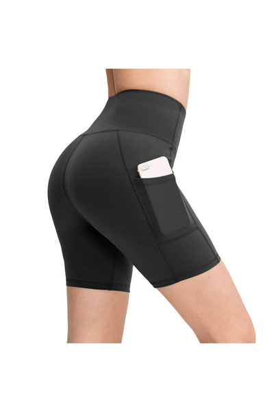 OtherMax Pantaloni scurți sport de damă, pentru ciclism și alergare, casual, ...