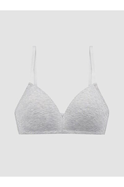 LC Waikiki Lcw Dream Gray Non-Wired Non-Padded Triangle Bra