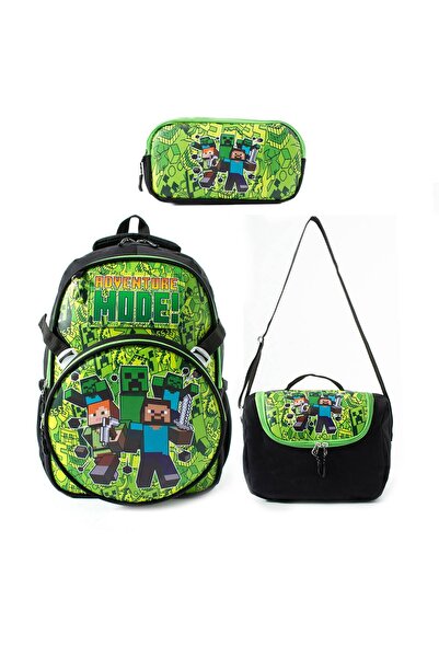 Dadacuq Multi-Compartment Vibrant Colored Orthopedic School Bag, Lunch Box an...
