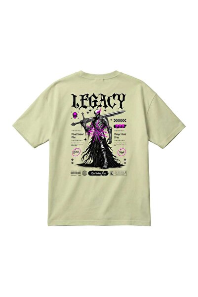 barsdepo Μπλουζάκι Unisex Oversize με στάμπα Legacy, Ποιότητα PREMIUM
