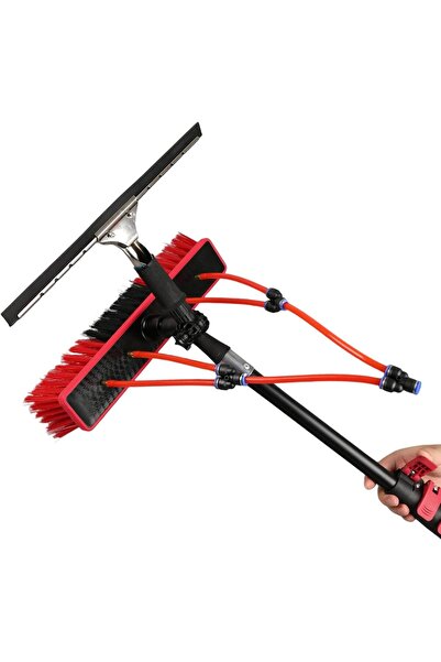 OtherMax Perie profesională telescopică pentru curățarea geamurilor cu alimen...