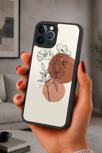 BGAKSESUAR iPhone 12 Pro Max Compatible Sketch Patterned Shockproof Case with...