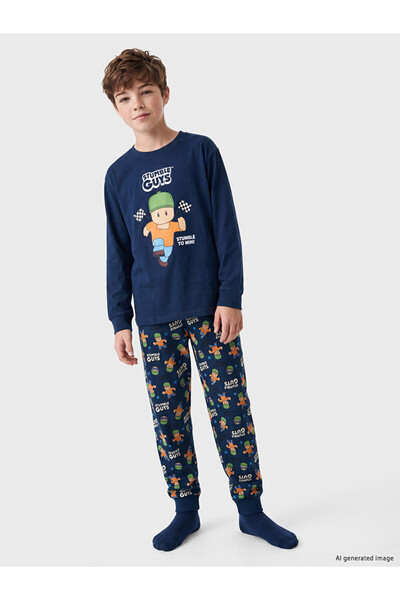 LC Waikiki I Stumble Guys Printed Boys' Pajama Set from Freezen Store