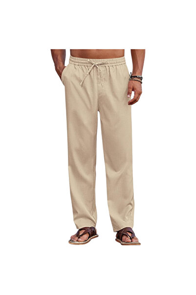 OtherMax Pantaloni de Plajă pentru Bărbați Casual, Aerisiți, Slim Fit, Elegan...