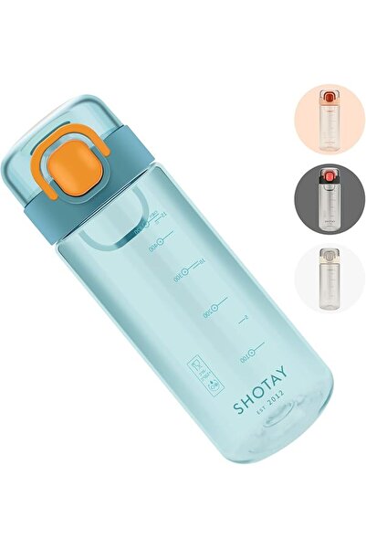 GENERAL Lightweight Quick-Drinking Squeeze Water Bottle Leak-Proof One-Handed...