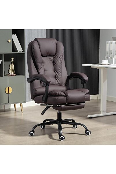 GENERAL Anfeishi Executive Office Chair Adjustable Height Synthetic Leather B...