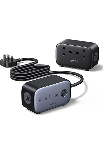 GENERAL شاحن USB C 100 واط من يوجرين، محطة شحن 6 في 1 ديجينيست برو متعددة الم...
