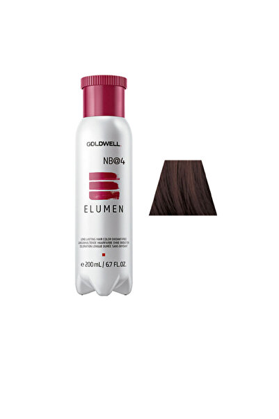 GOLDWELL ELUMEN vopsea de păr de lungă durată, fără oxidanți # NB@4 200 ml