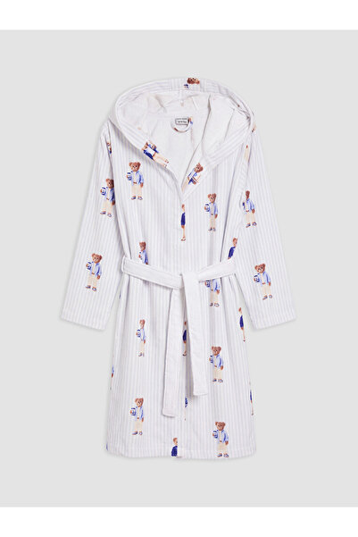 LC Waikiki Lcw Home Bear Teddy Printed Boys' Bathrobe