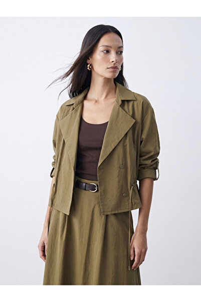 LC Waikiki LCW EVERYDAY Oversize Modal Karışımlı Kadın Ceket