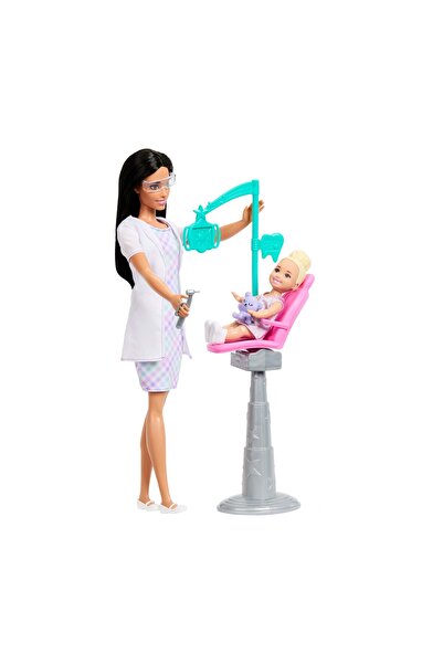 Mattel BARBIE Mattel: You Can Be Anything – Dentist with Kid Doll (JMK15)