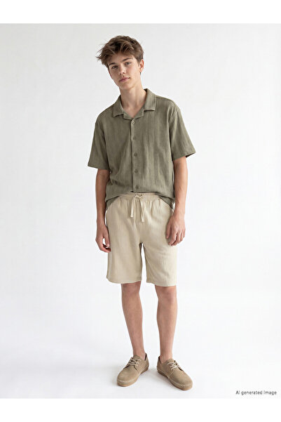 LC Waikiki I Beli Corded Boy's Muslin Shorts from Freezen Store