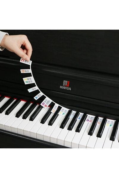 YUBIRD Yobird Removable Piano Keyboard Stickers - Piano Keyboard Stickers and...