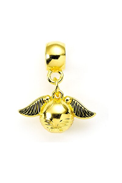 Carat Shop Harry Potter – Golden Snitch Gold Tone Charm (HP3D0004)