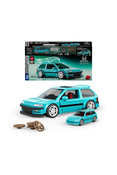 Mattel Brick Shop Hot Wheels Σειρά Ταχύτητας – Προσαρμοσμένο Honda Civic EF τ...