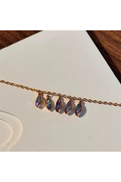 F&I FLORAL İSTANBUL Rose Gold Stone Bracelet