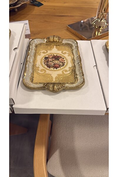 masi Esterhomedecor Single-Person Original Italian Rosewood Serving Tray