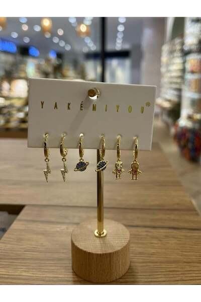 Yakemiyou Space Concept Six-Piece Earrings