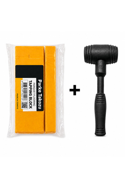 ERENHANÇERLİGLOBAL 50 Gr Plastik Tokmak + Parke Takozu Seti – Laminat Parke D...