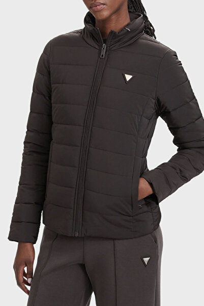 Guess Solid Heavy Diann Çıkarılabilir Kapüşonlu Suya Dayanıklı Mont V4YL04WF3...