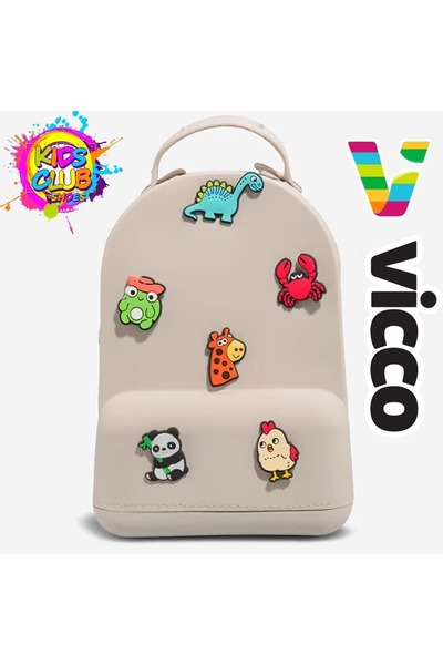 Vicco Pvc Mini Size Children's Beach Bag Nursery Bag Backpack School Bag Unis...