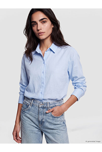 LC Waikiki Lcw Vision Oversize Poplin Women's Shirt