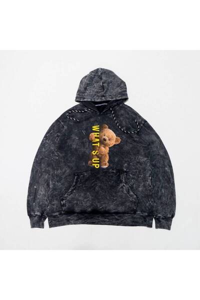 JANTIL MODA Hanorac unisex cu 3 fire, cu buzunar cangur, spălat la mașină, su...
