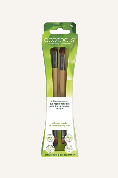 DeFacto Ecotools EC-1217 Eye Enhancing Duo Brush 2li Set Göz Fırçası H4955AXNS