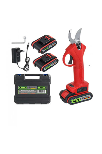 OEM Foarfeca electrica de gradina, 2 acumulatori Li-Ion 48V, 5Ah, lama SK5, d...