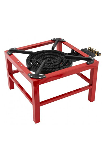 OEM Pirostrie, arzator butelie gaz GPL, 40x40cm, fonta/otel, 4 arzatoare, ROS...
