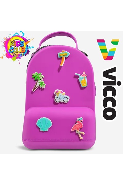Vicco Pvc Mini Size Children's Beach Bag Nursery Bag Backpack School Bag Unis...