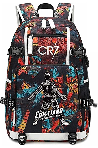 GENERAL C Ronaldo Children's Backpack Fashion Sports Backpack Women Men Girls...