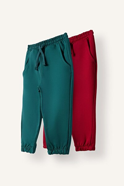 DeFacto Oversize Basic Waistband Lace-Up Pocket 2-Piece Sweatpants for Baby B...