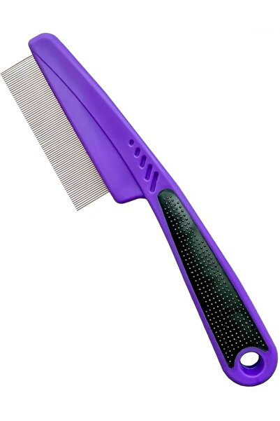 GENERAL Yumflan Rubber Handle Flea Comb, Flea and Tick Comb for Dogs and Cats...