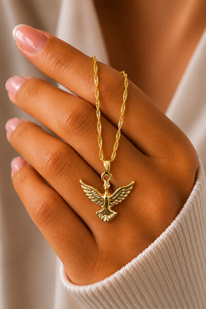 CAXBERN Unisex Phoenix Singapore Chain Necklace
