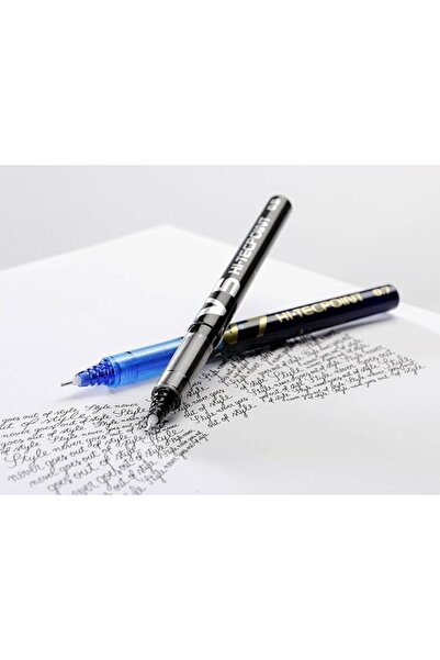GENERAL قلم حبر جاف فائق النعومة V5 هاي تيك بوينت من بايلوت، لون أزرق/ أسود
