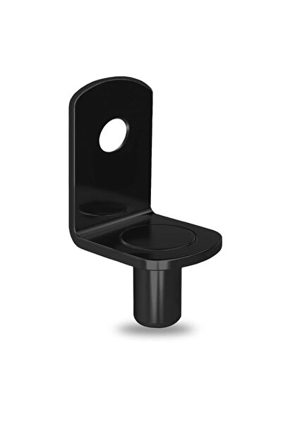 Generic 40 Pcs 1/4 Inch Black L-Shaped Shelf Pins, Durable Shelf Support Pegs...