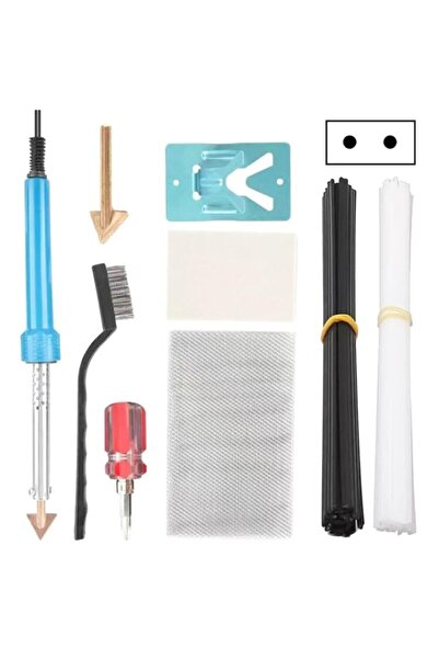 Generic Electric Soldering Iron - 80W Plastic Welding Machine Set, EU Plug