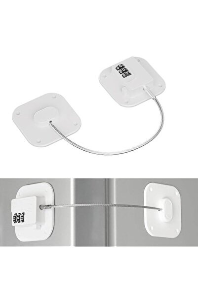 Generic Refrigerator Lock - Heavy Duty Combination Fridge Lock, Child/Baby Pr...