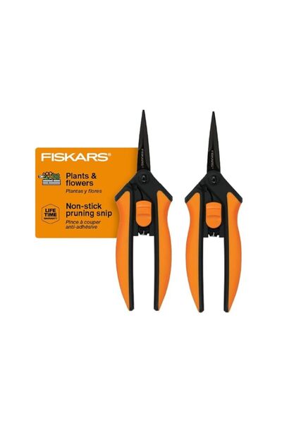 Generic Fiskars Micro-Tip Pruning Snips Garden Clippers - Plant Cutting Sciss...